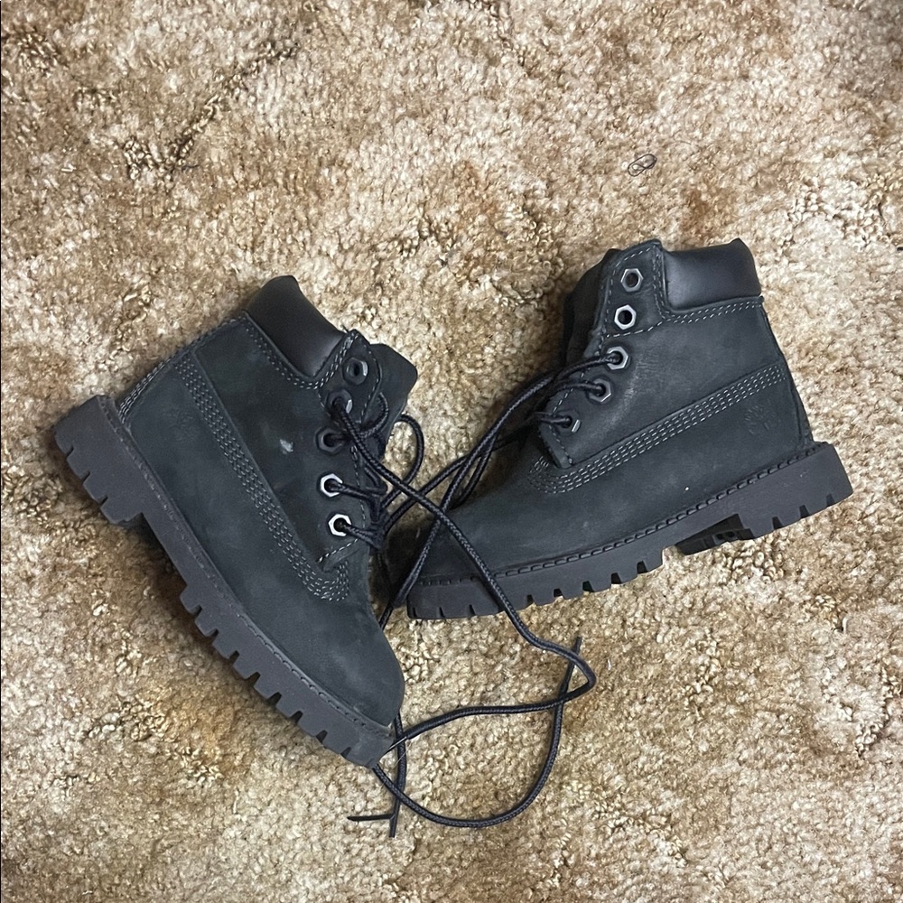 Timberland Youth Kids Black Bootsβ Size 7